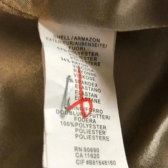 Lightweight Kensie tan bell sleeve 3 button belted trench jacket M - Picture 4 of 6